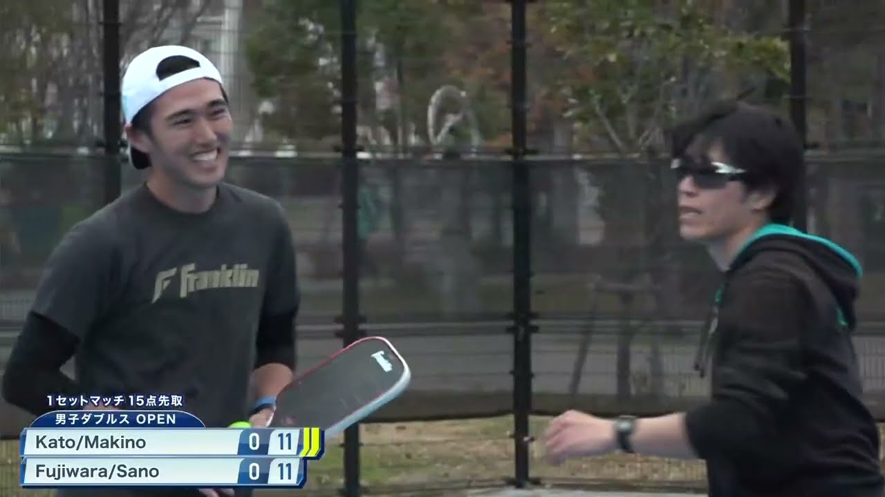 【ピックルボール】Kato/Makino vs Fujiwara/Sano｜男子ダブルス OPEN｜PJF ピックルボールチャンピオンシップス 2025 in Japan