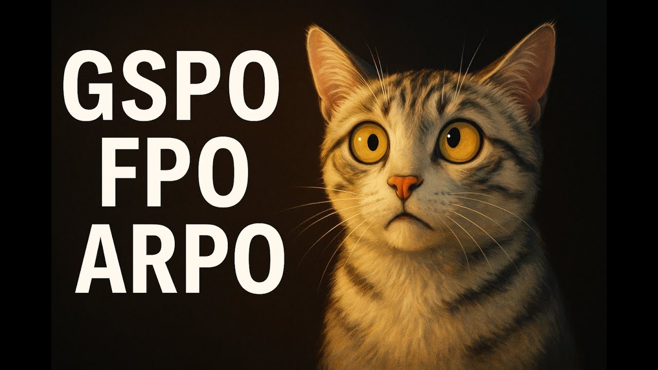 GSPO, FPO, ARPO