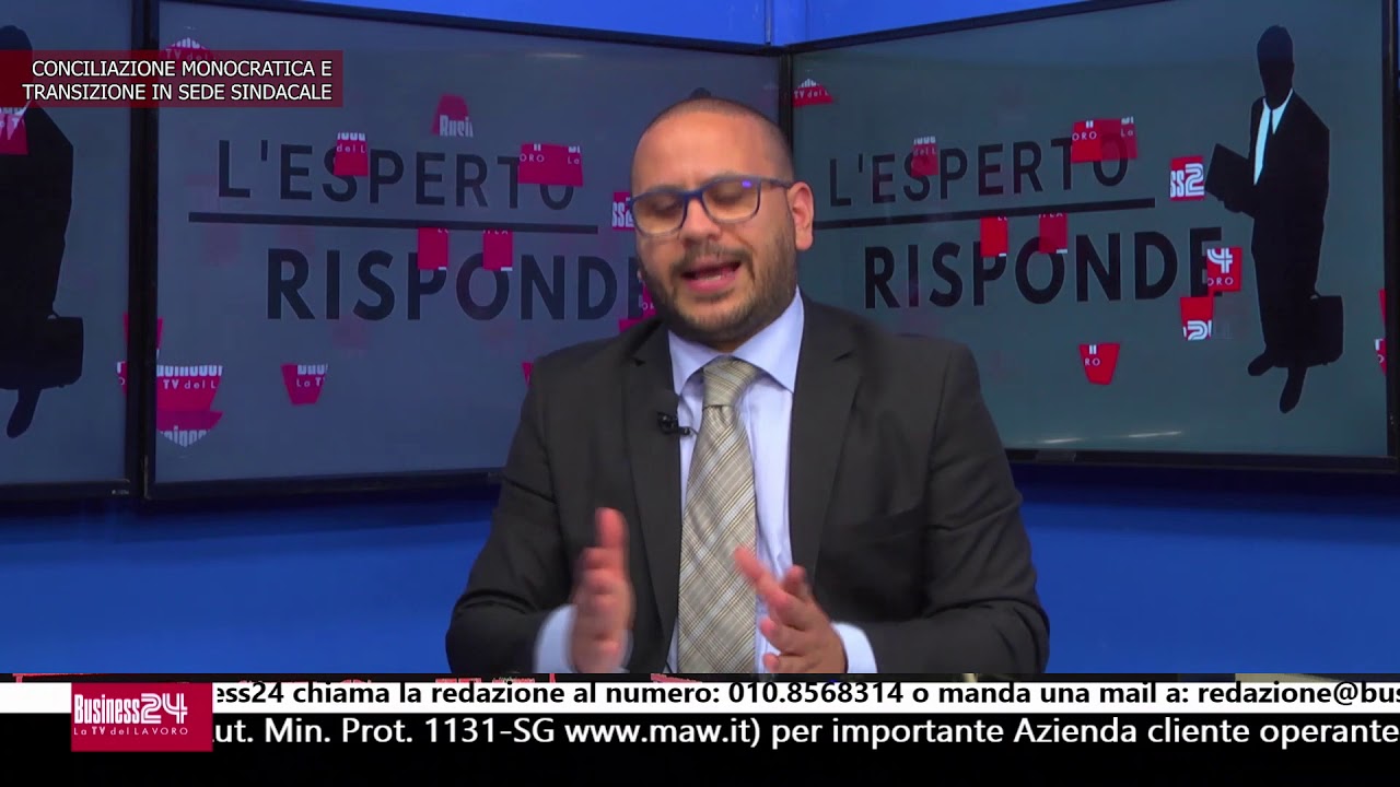 L'esperto Risponde puntata 17: Conciliazione Monocratica e Transizione in sede sindacale