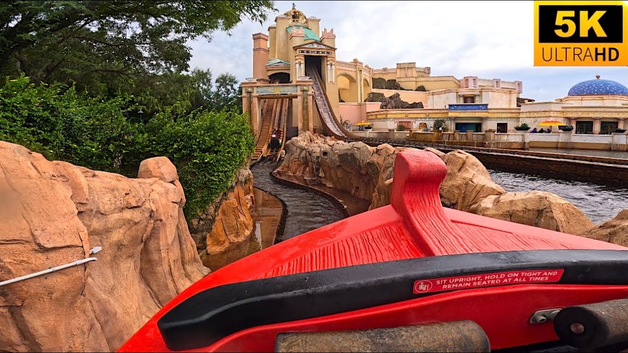 Journey To Atlantis POV 5K (Highest Quality) SeaWorld Orlando, FL