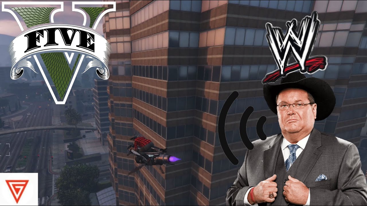 GTA V with WWE Commentary/Sounds Part 01