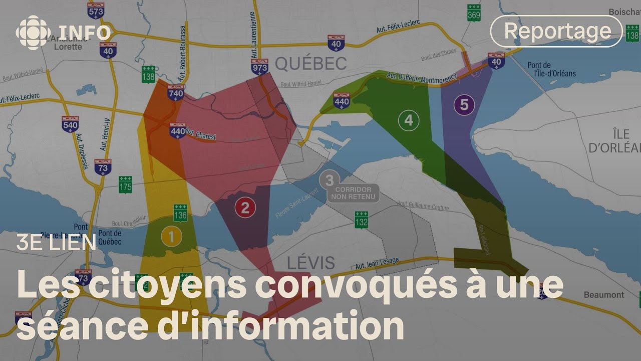 Première séance d'informations sur le 3e lien