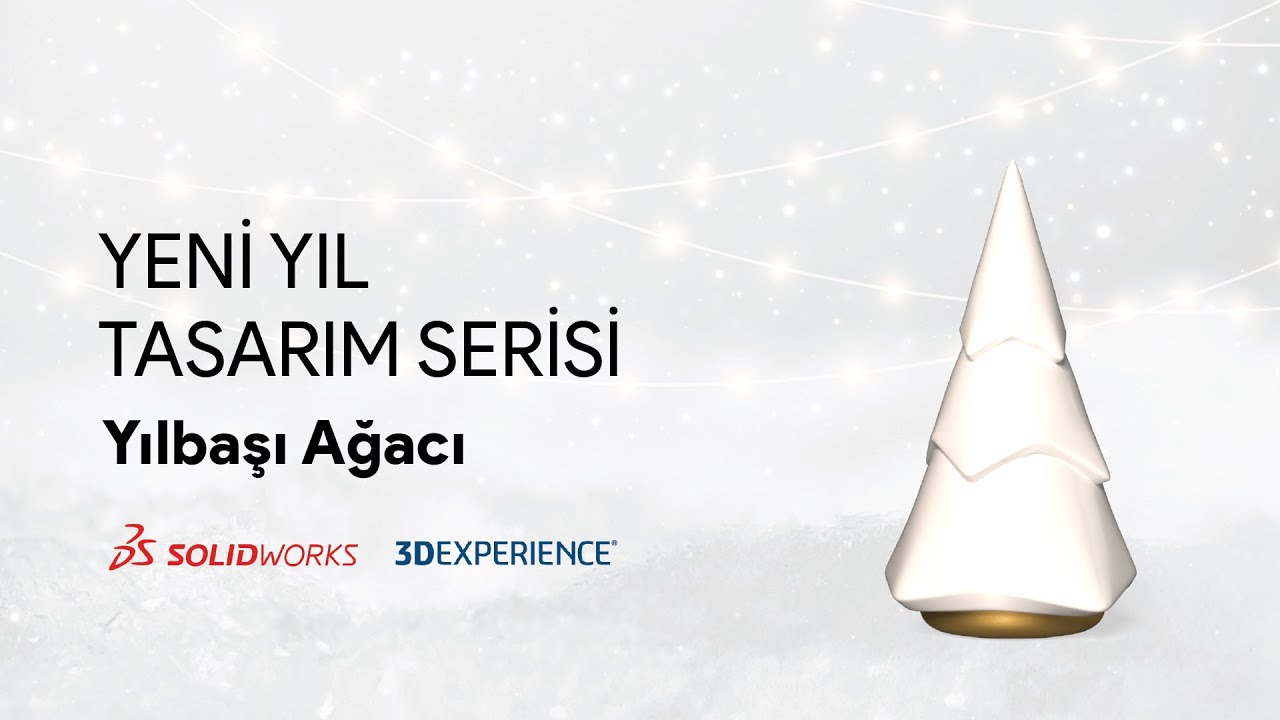 3DEXPERIENCE xShape ile Yılbaşı Ağacı Tasarımı | 2025 Yeni Yıl Tasarım Serisi  #1