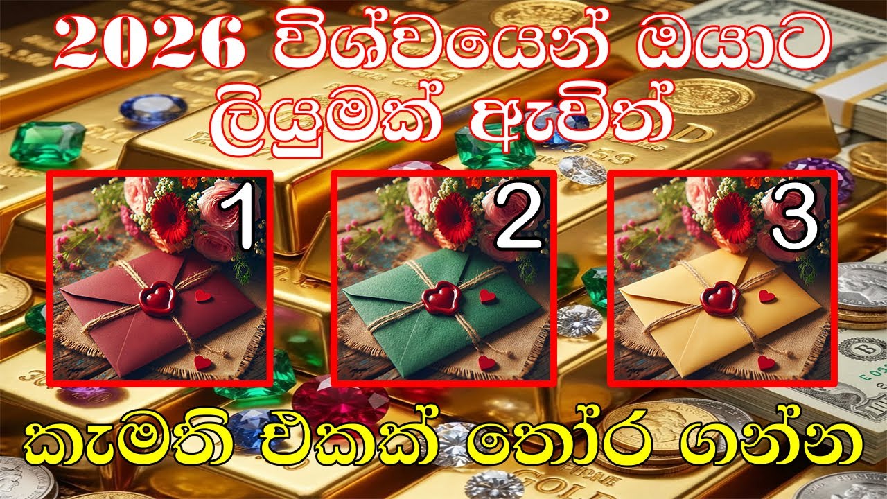 විශ්වයේ මේ විශේෂ පණිවිඩය ලබන ඔබ ගොඩක් වාසනාවන්ත කෙනෙක් 🍀🌱💫🩷💯/ Message from universe 🍀💯