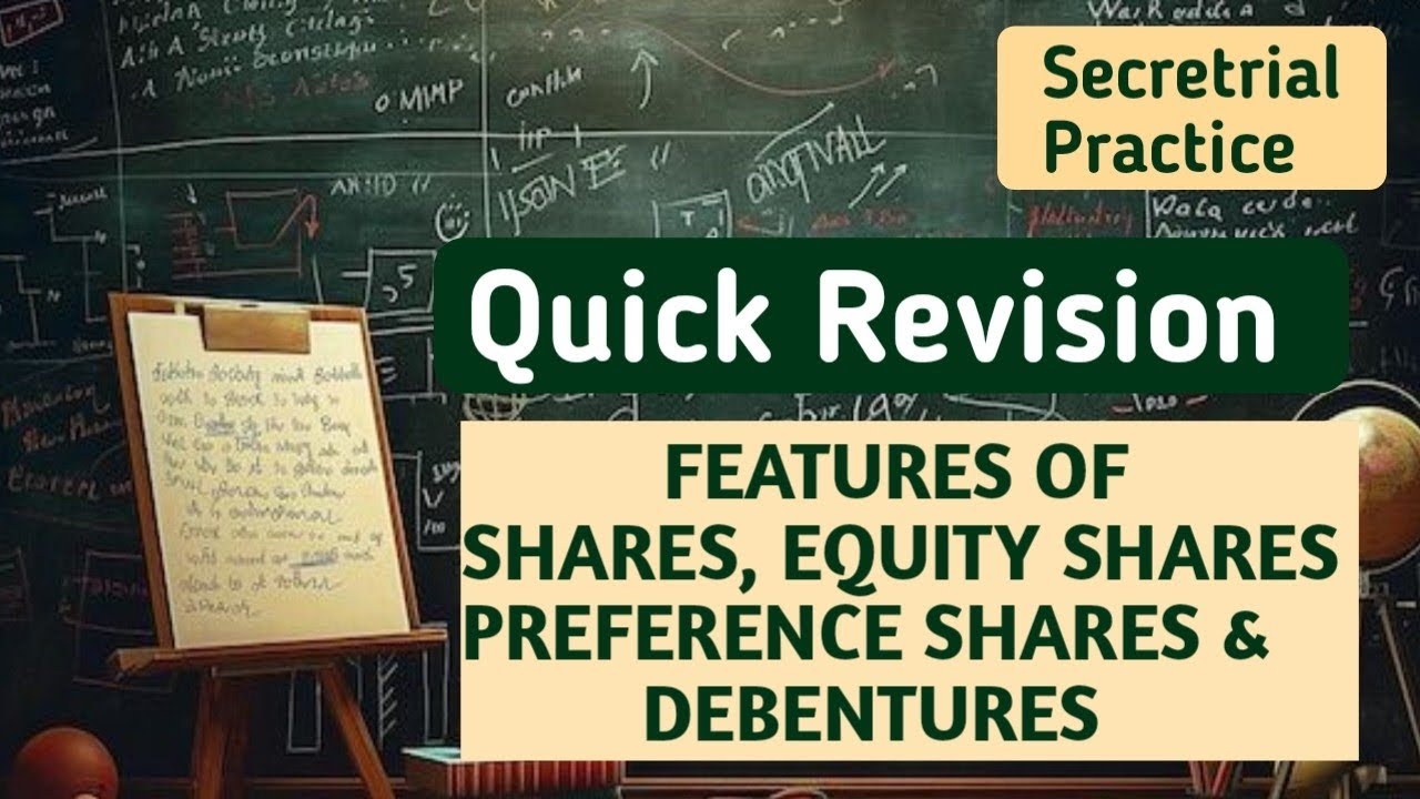 11th SP IMPORTANT QUESTION || QUICK REVISION || SHARES, EQUITY, PREFRENCE SHARES || DEBENTURES |