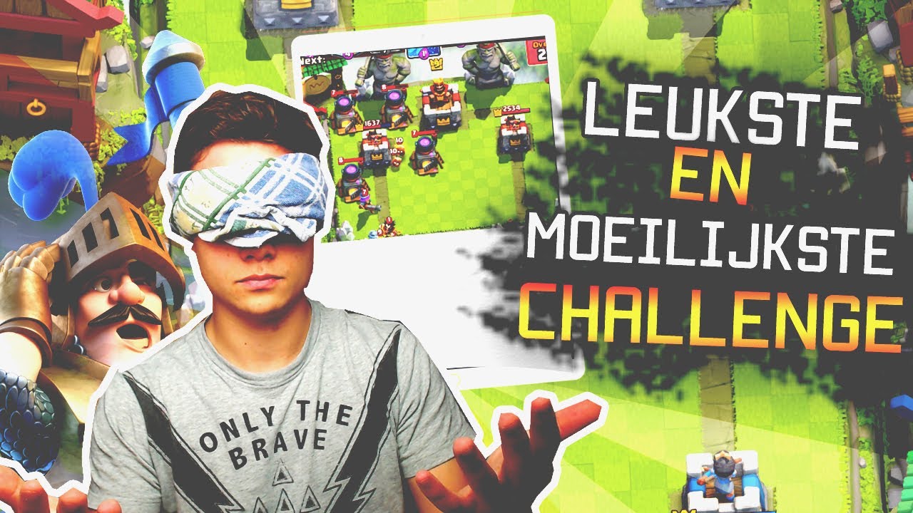 DIT IS DE LEUKSTE EN MOEILIJKSTE CHALLENGE TOT NU TOE!!! - Clash Royale