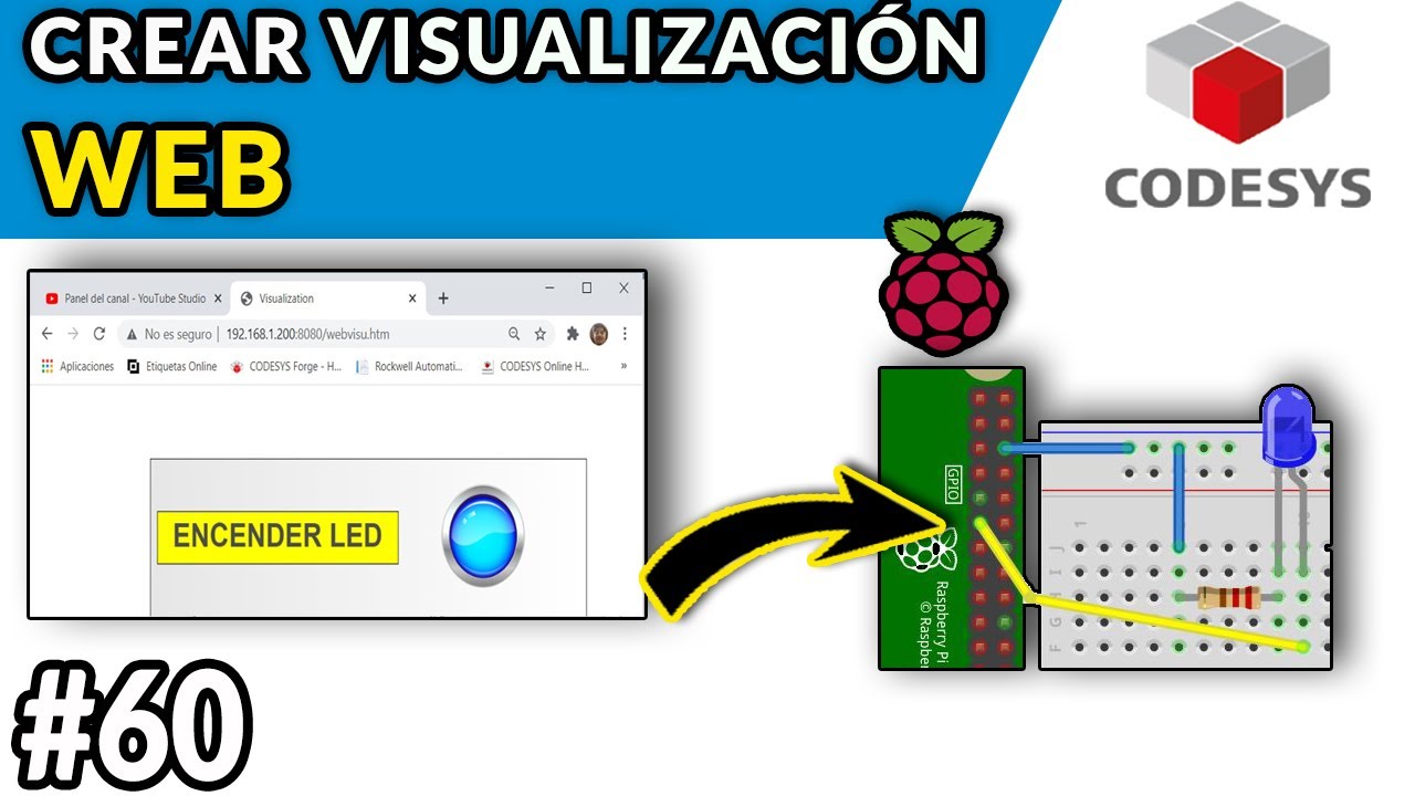 🔵✅CODESYS 3.5 - CREAR UNA VISUALIZACIÓN WEB (WEB VISU)