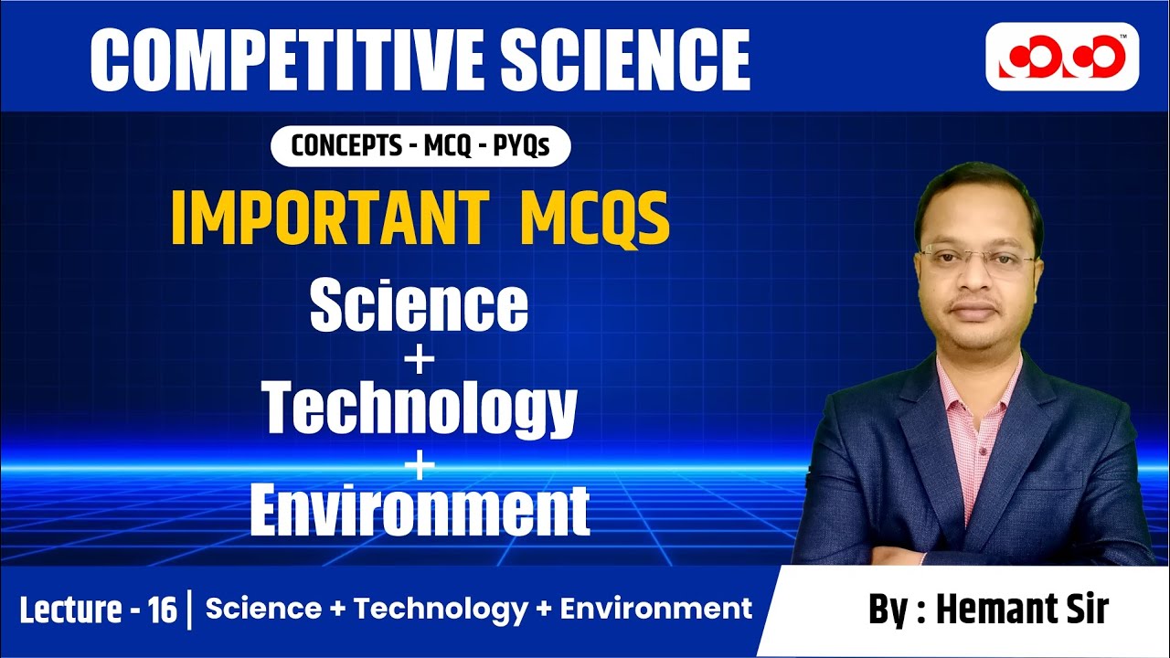 Important MCQ ( Science ,Technology ,Environment ) | Competitive Science | Lec - 16 | Hemant sir