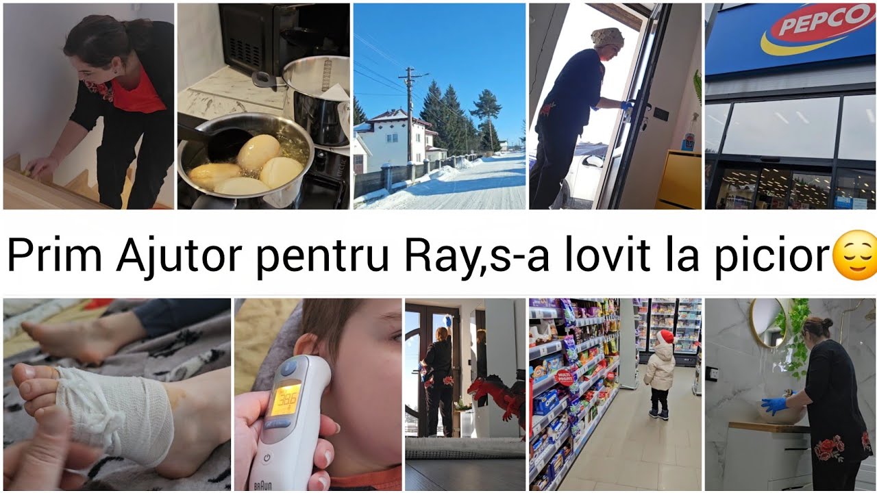 Dezastru cu virozele la copii😱Viața de mama:curățenie,cumparaturi,doctoriță şi toate cele😅