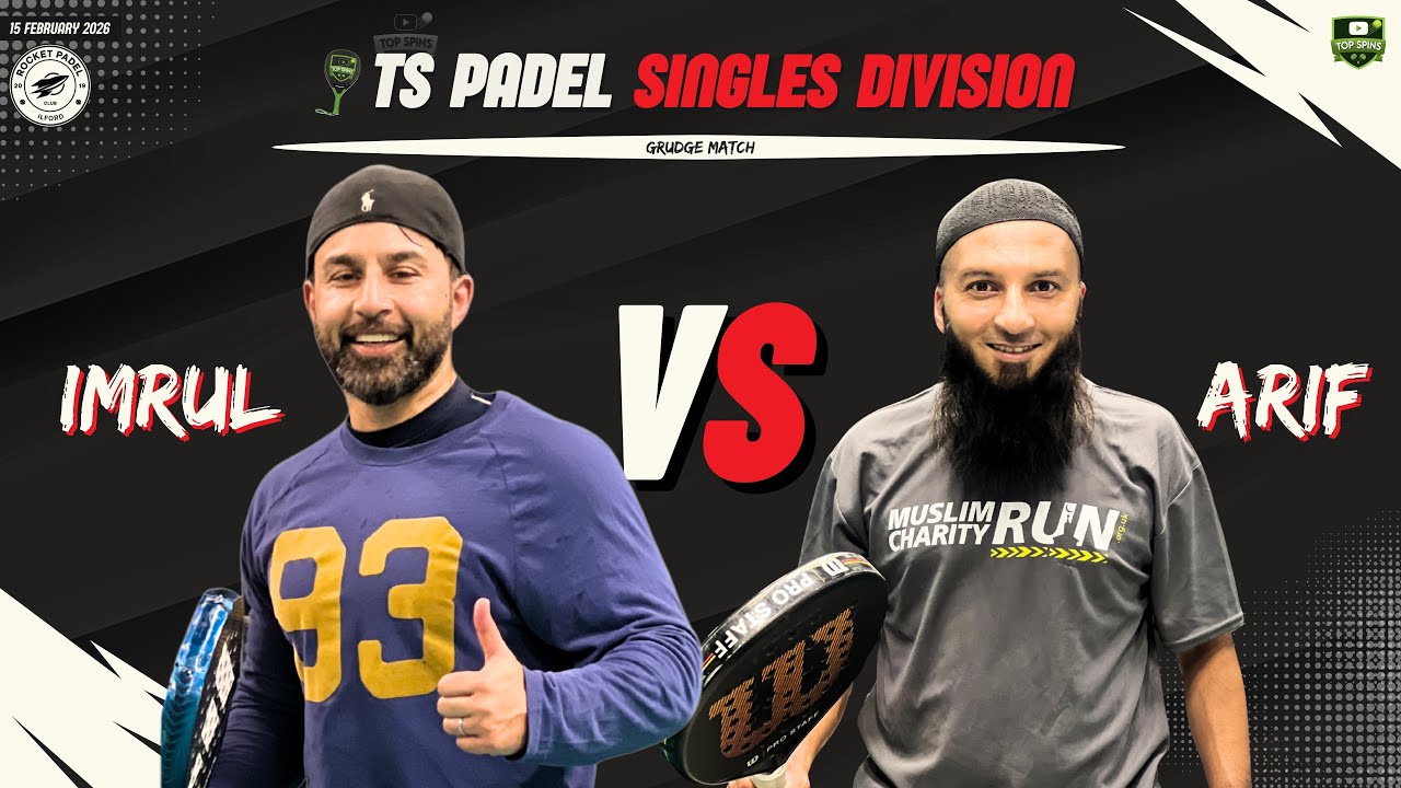 PADEL | Imrul Gazi vs Arif | GRUDGE MATCH | Singles Division | Highlights