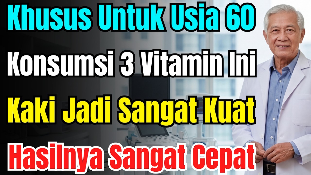 Kaki Lemas Bukan Tanda Tua! Setelah Usia 60, Cukup Penuhi 3 Vitamin Ini Agar Kaki Tetap Kuat!