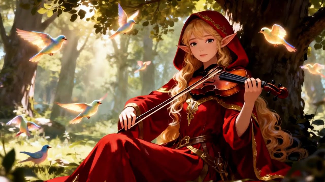 Celtic Fantasy Instrumental Music | Flying with the Flute Melody