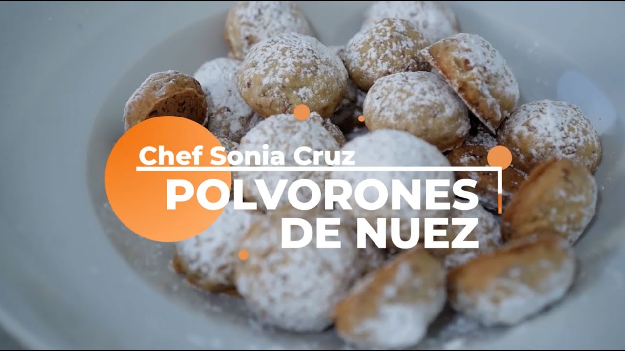 Polvorón de Nuez por la Chef Sonia Cruz
