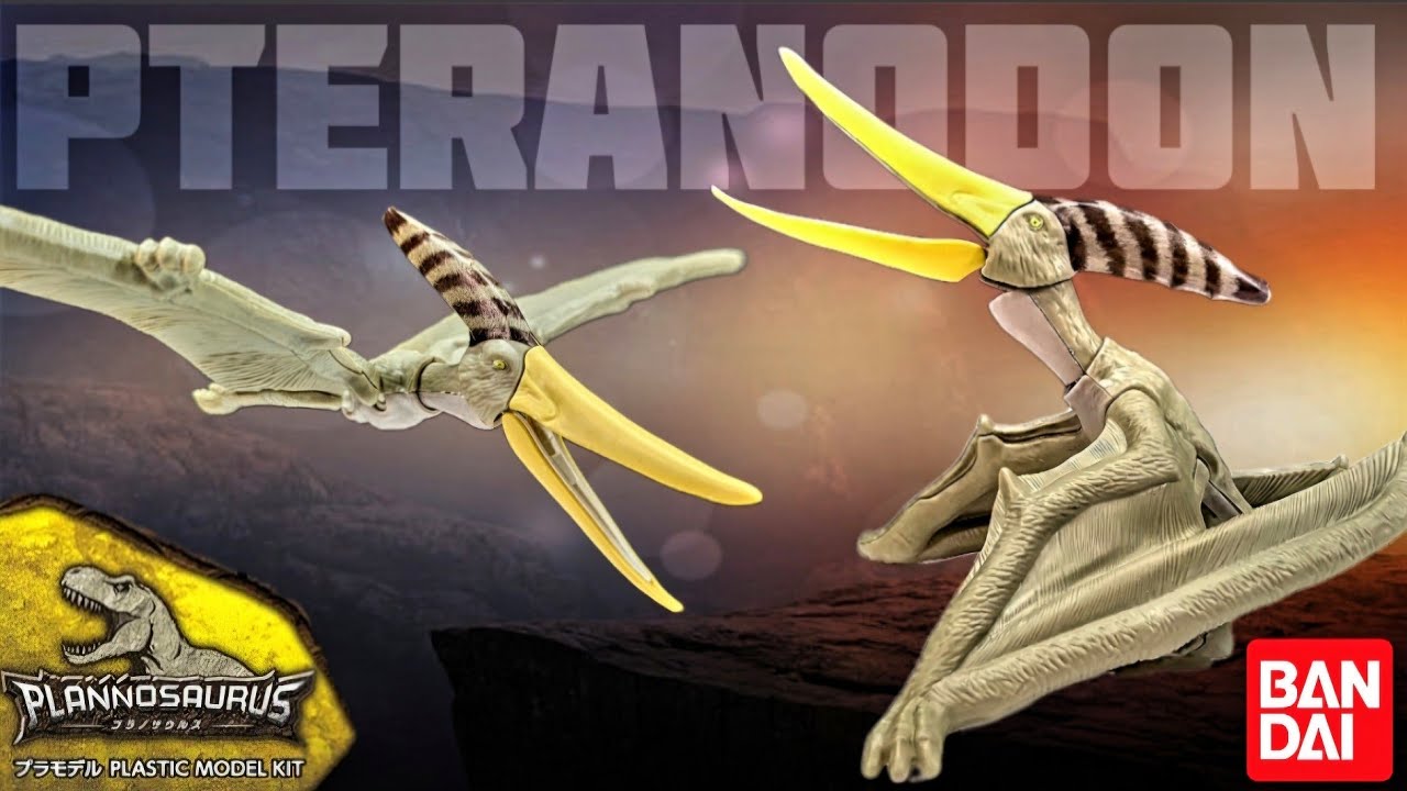 Bandai Plannosaurus articulated Pteranodon Review!!!