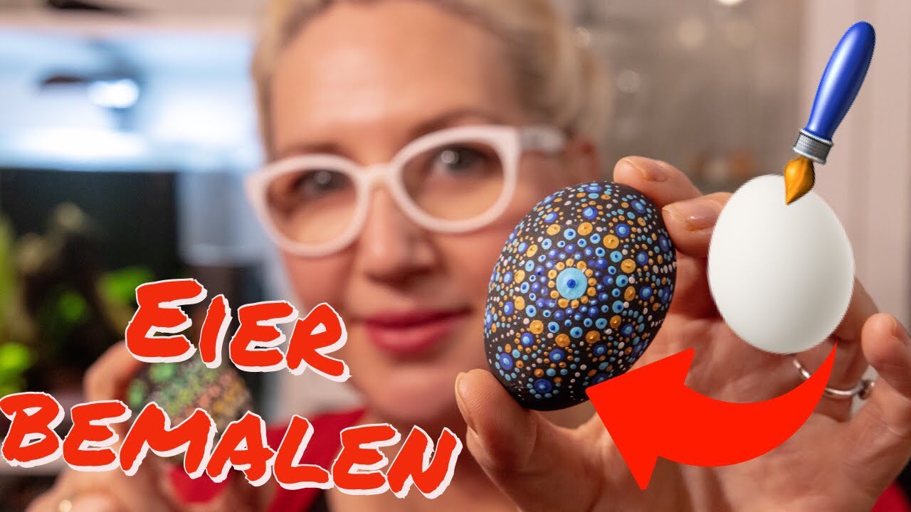 Mandala Ei, Ostereier bemalen mit Mandala