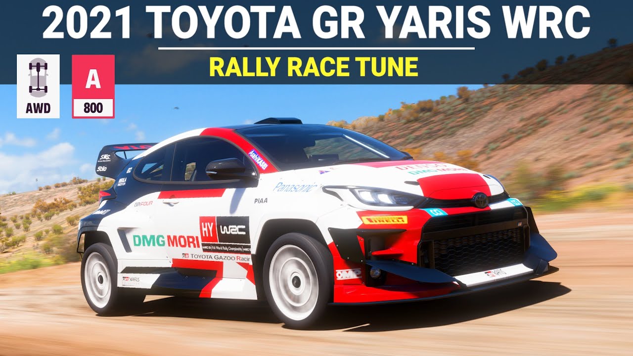 Forza Horizon 5 - 2021 Toyota GR Yaris WRC, FH5 Rally Race Build, Tune & Gameplay