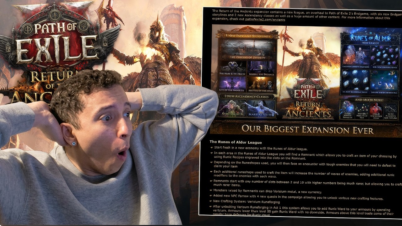 Path of Exile 2 0.5 Complete Patchnotes Reading | Path of Exile 2 Return of the Ancients
