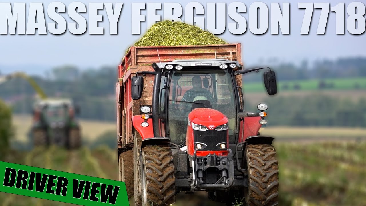Massey Ferguson 7718 | Silage - GoPro/driver view