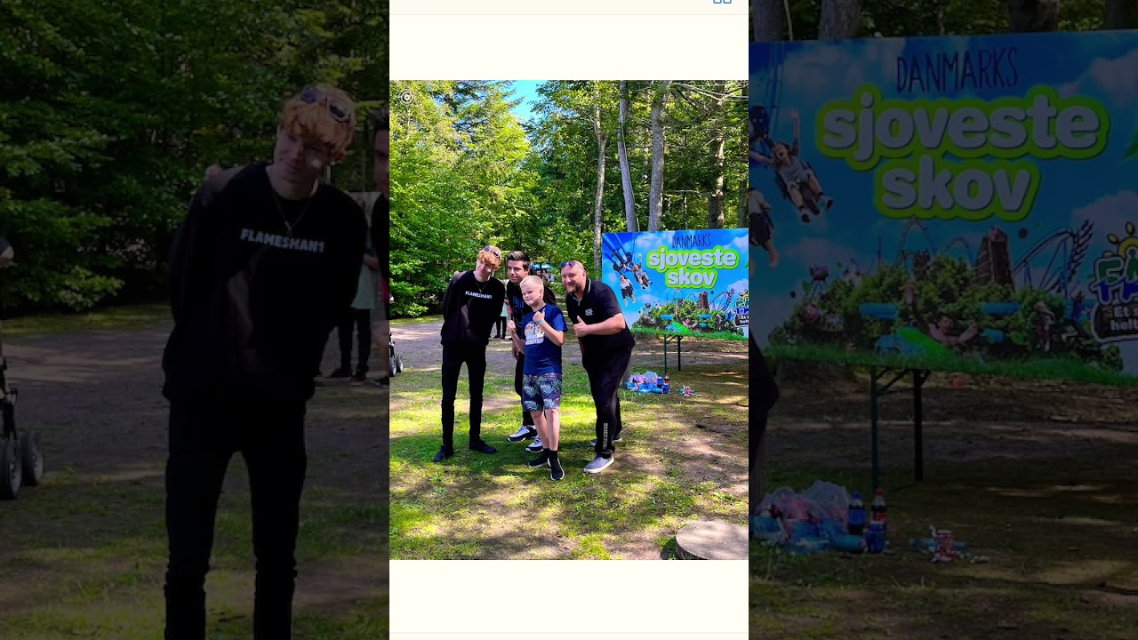 Jeg har m&oslash;dt Niki topgaard og Simon og Kasper i F&aring;rup sommerland