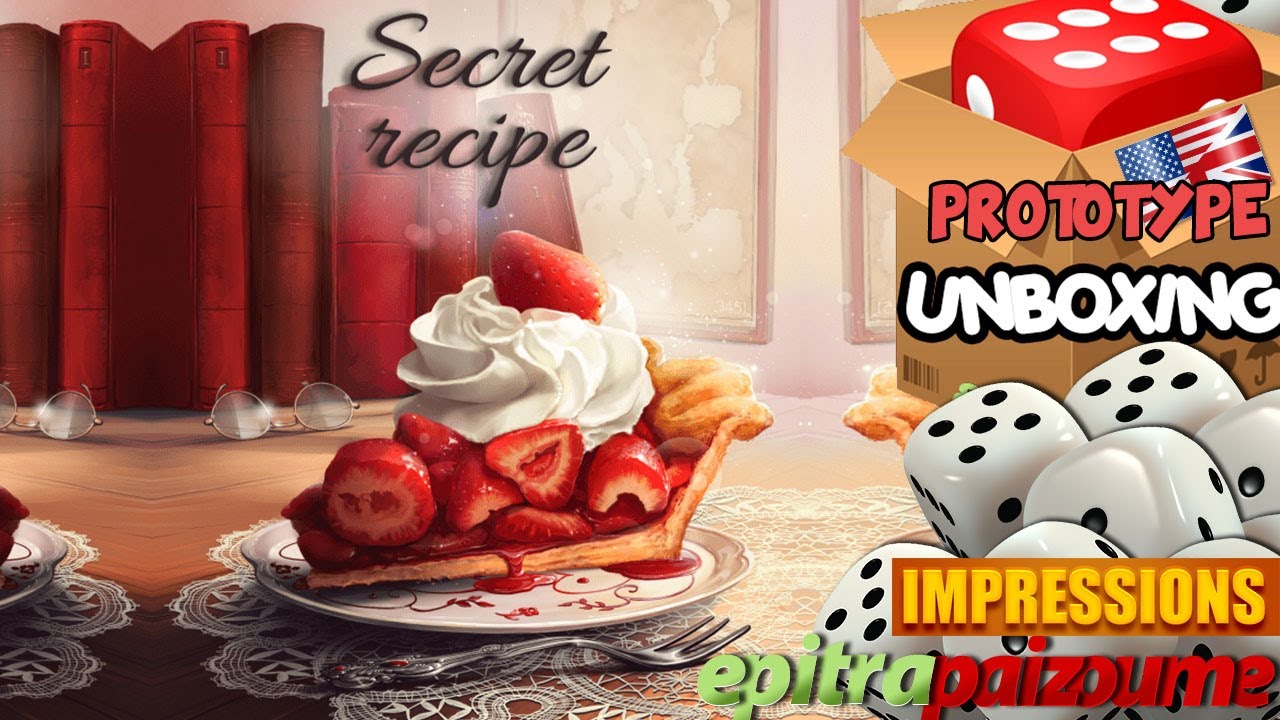 Secret Recipe - Prototype Unboxing & Impressions (EN) by Epitrapaizoume