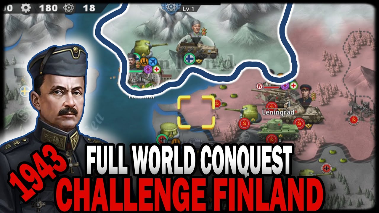 FINLAND 1943 CHALLENGE WORLD CONQUEST! World Conqueror 4