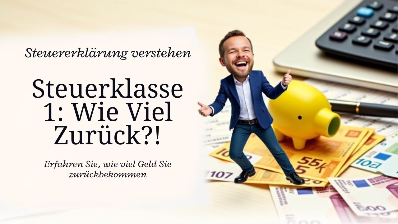 Steuerklasse 1: Wie Viel Steuer Bekommst Du Zur&uuml;ck? 💰 So Rechnet das Finanzamt!