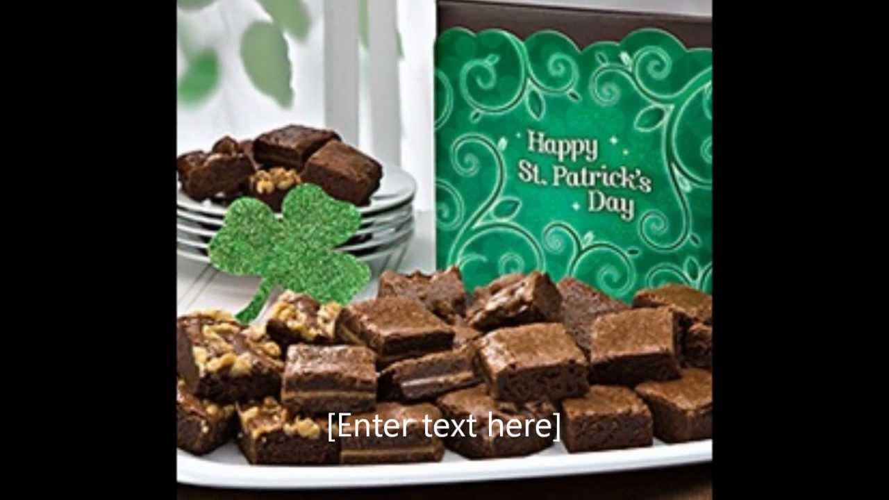 St Patrick's Day Gift Basket go to  