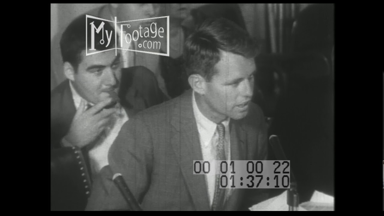 1957 Robert F Kennedy Interrogates Jimmy Hoffa