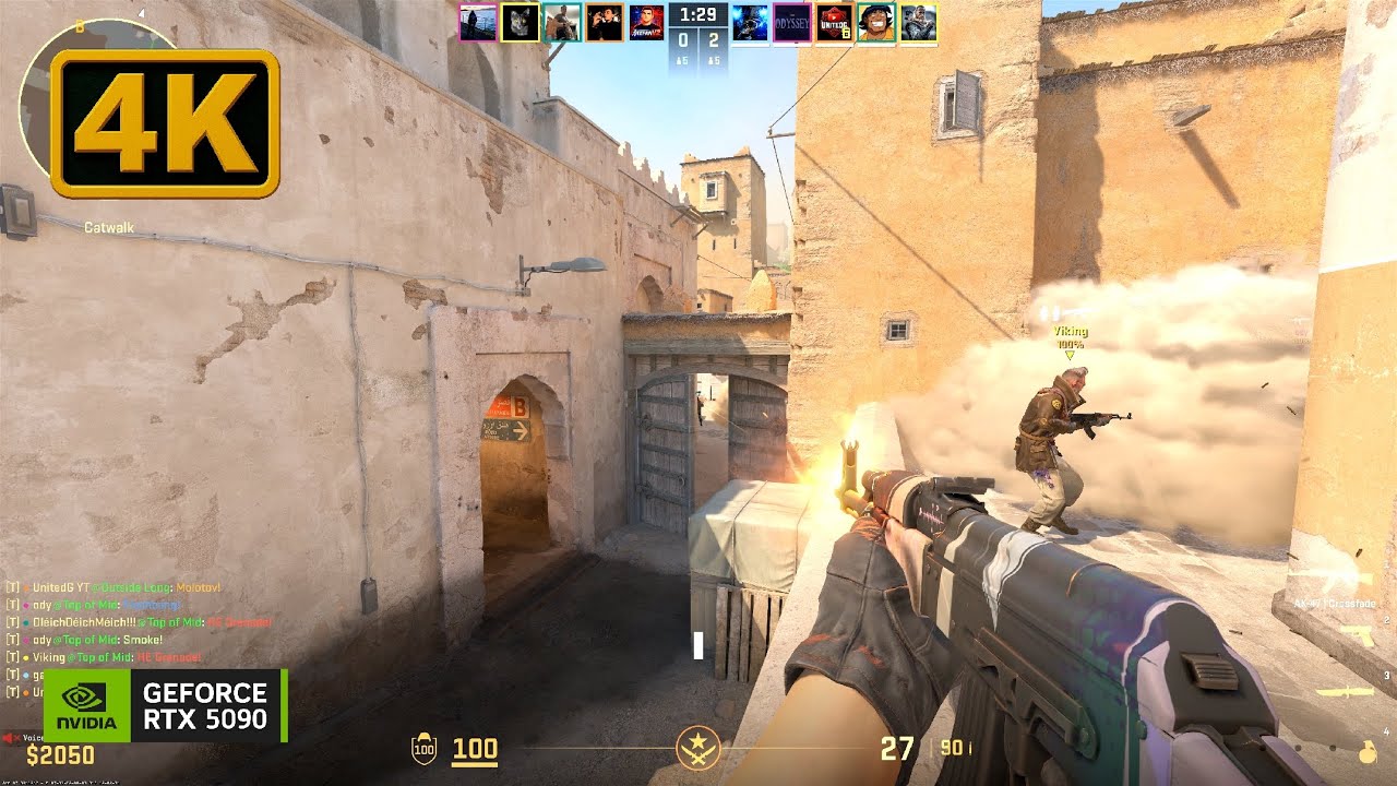 Counter-Strike 2 Gameplay 4K (No Commentary)