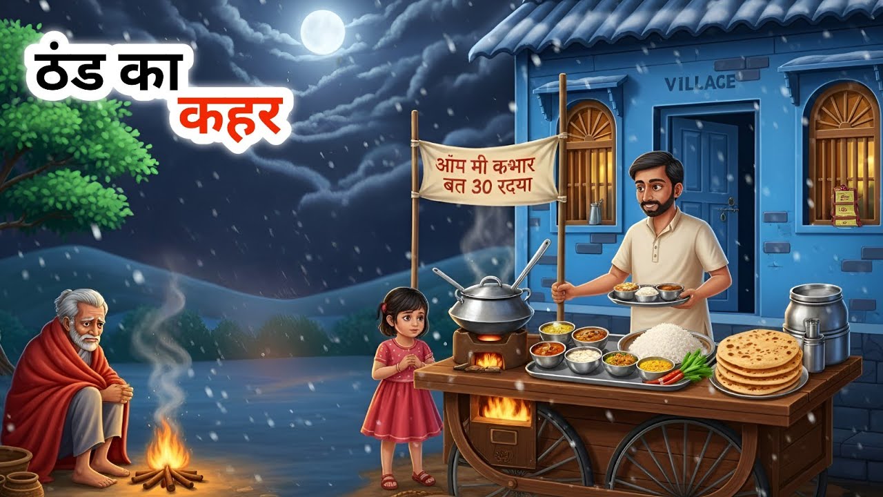 ठंड का कहर | Thand Ka Kahar Hindi Kahani | Garib Ki Kismat | Moral Story | Hindi Kahaniya 