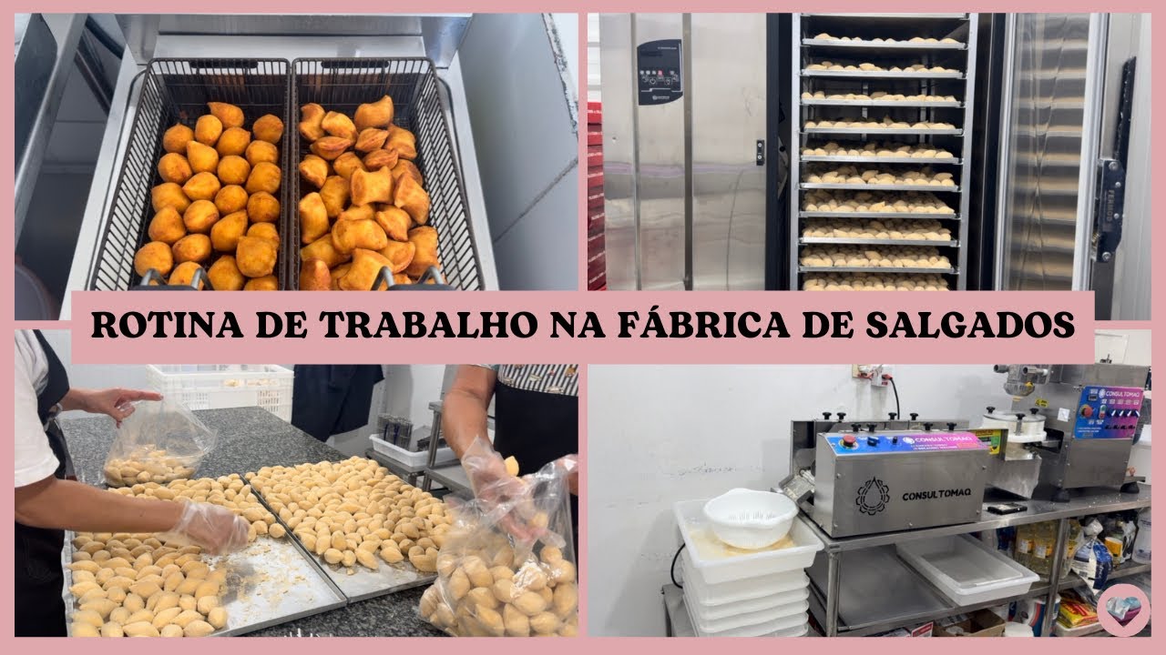 PRODUÇÃO DE SALGADOS, como montar a modeladora, dicas de fritura