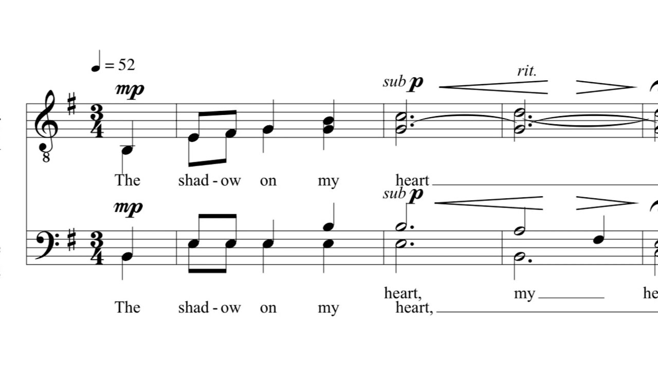 The Shadow on my heart - Barbershop Tag - Sunday‘s Harmony