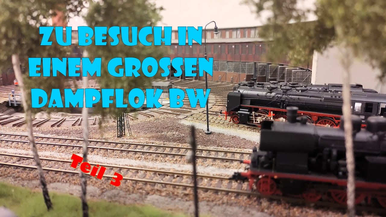 Auf Fotopirsch in einem großen Dampflok Bahnbetriebswerk mit beachtlichen Ausmaßen -Teil 3-