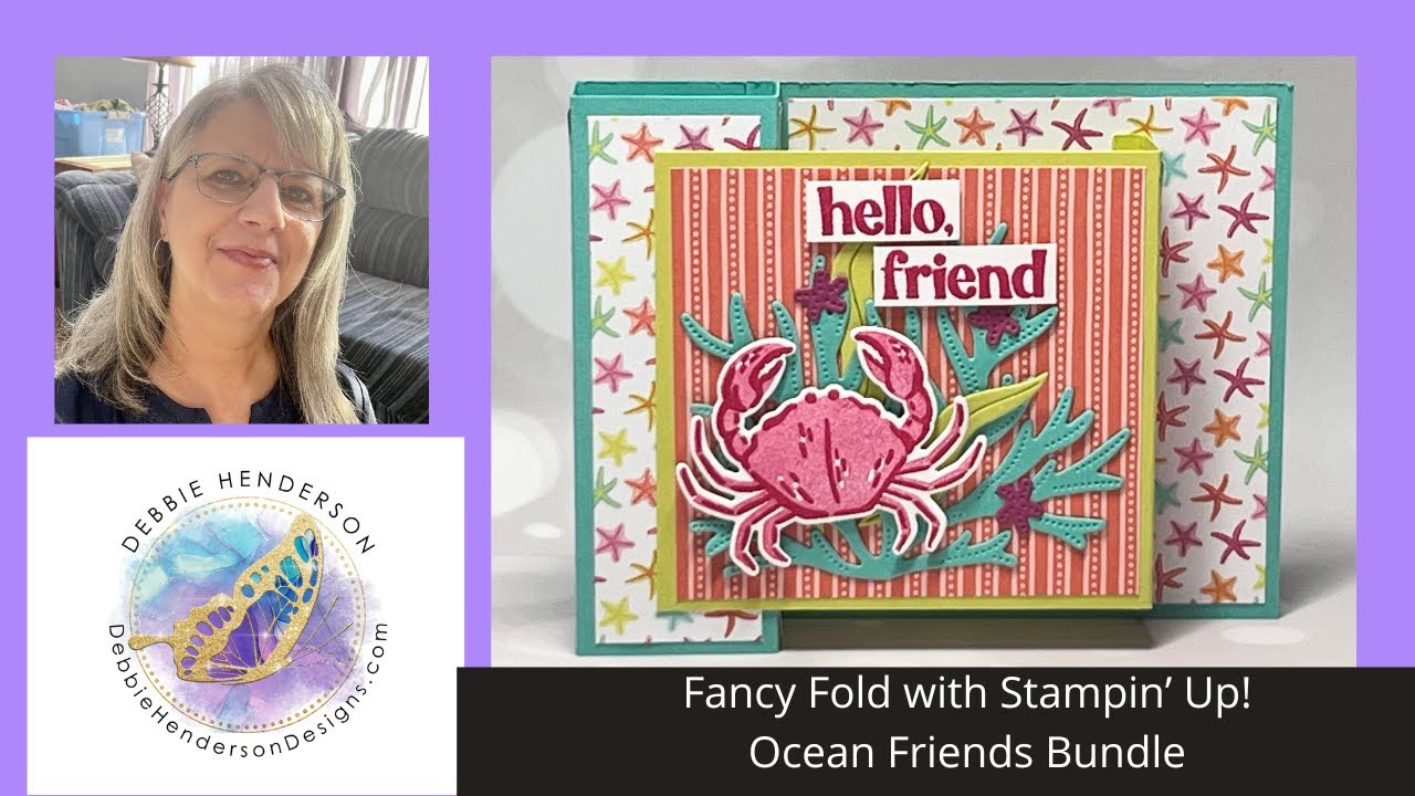 Fancy Fold Stampin' Up! Ocean Friends Bundle