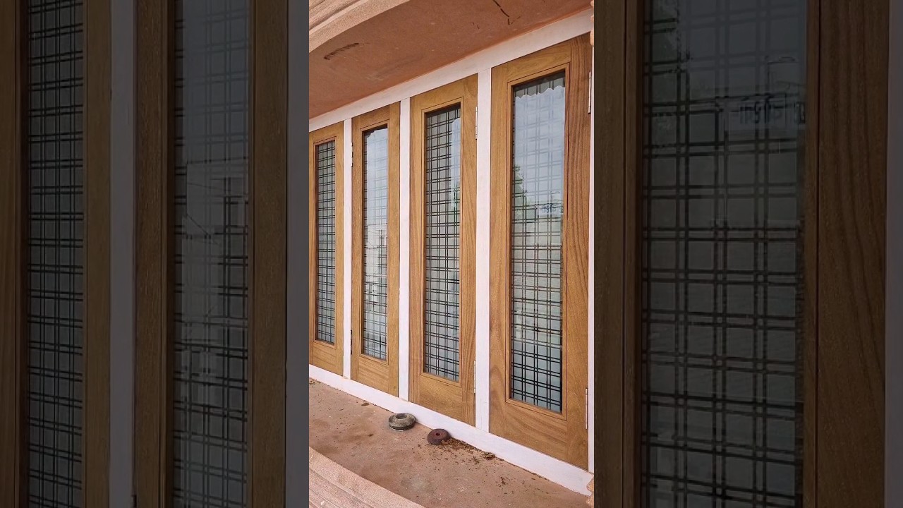 modern window design #doordesign #wood #woodworker #trick #shorts
