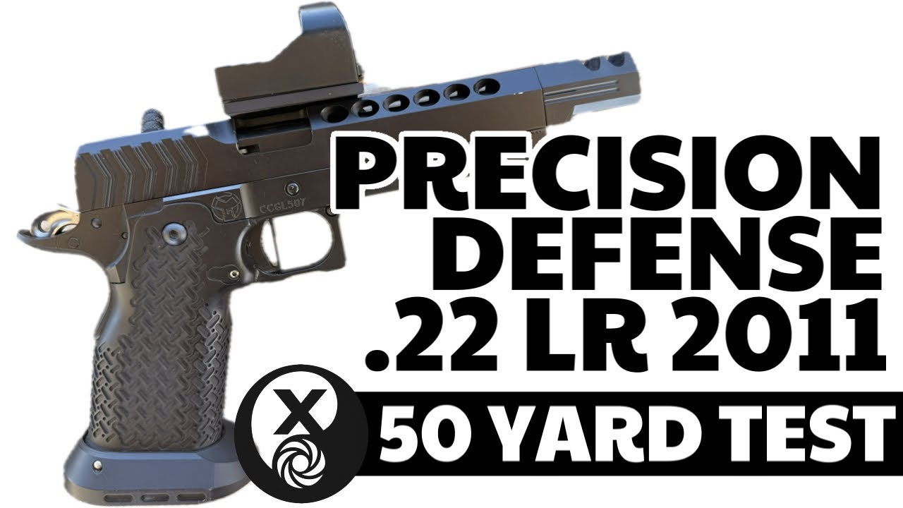 Precision Defense / CWA .22LR 2011 — тест на 50 ярдов | Создан для скорости… по-прежнему точен