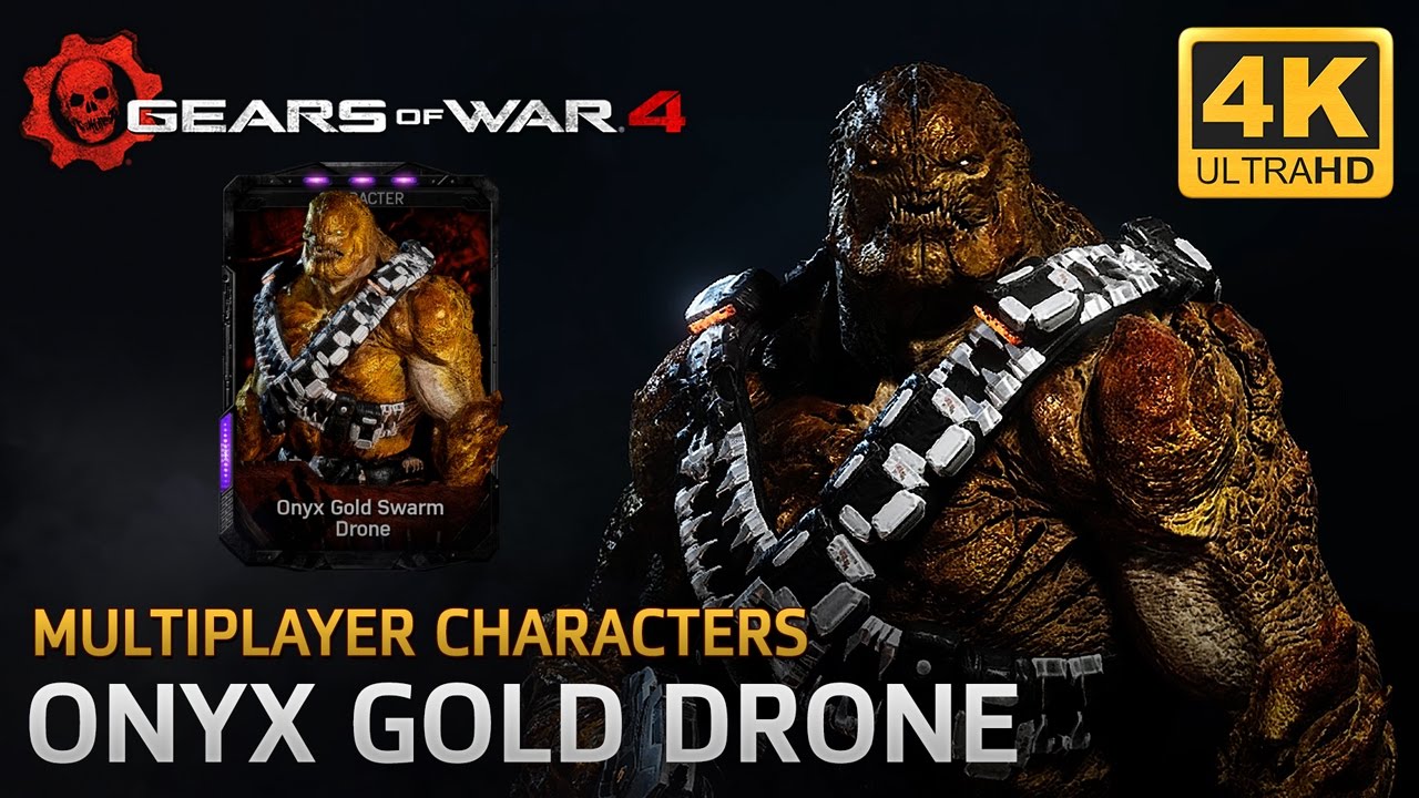 Gears of War 4 - Multiplayer Characters: Onyx Gold Swarm Drone