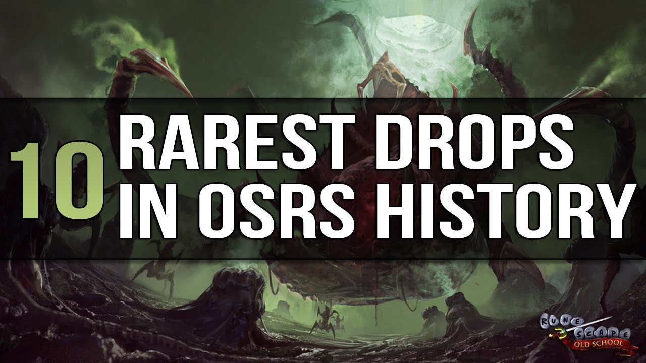 10 of the Rarest Drops Received by Players in OSRS History