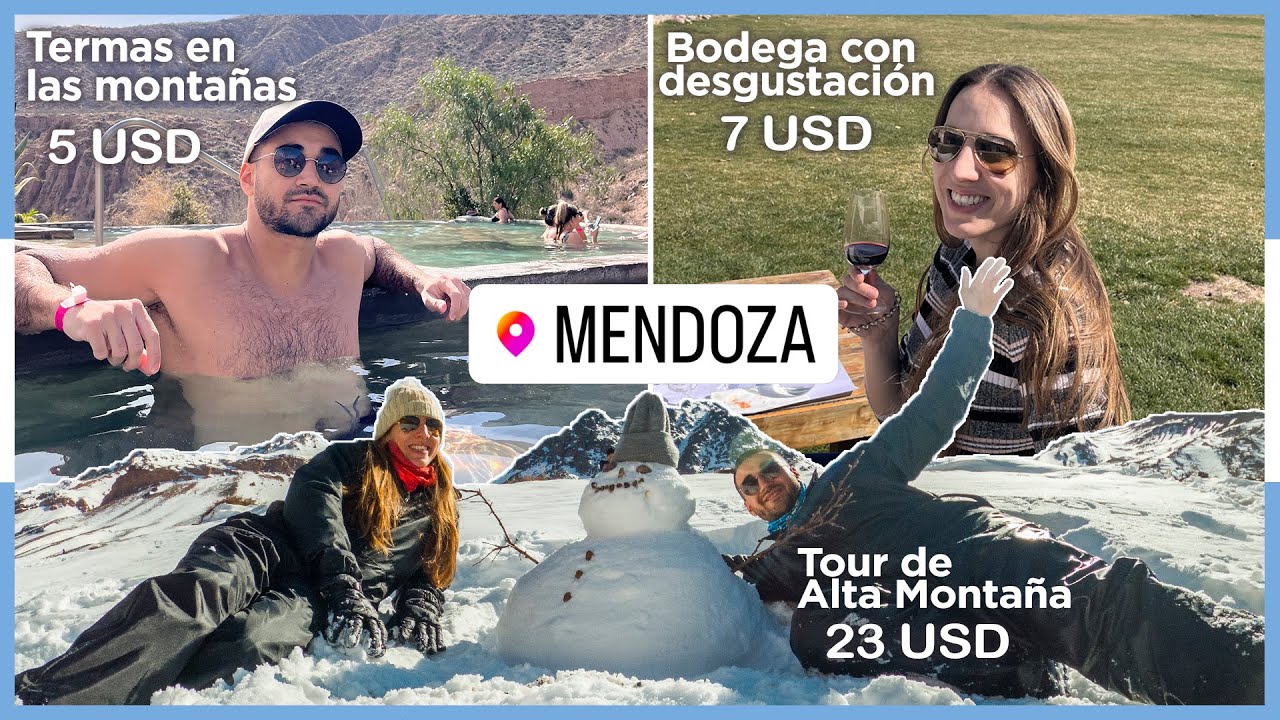 MENDOZA en 3 DÍAS | ¿Qué hacer? 🗺️ | GUÍA COMPLETA y costos 💲