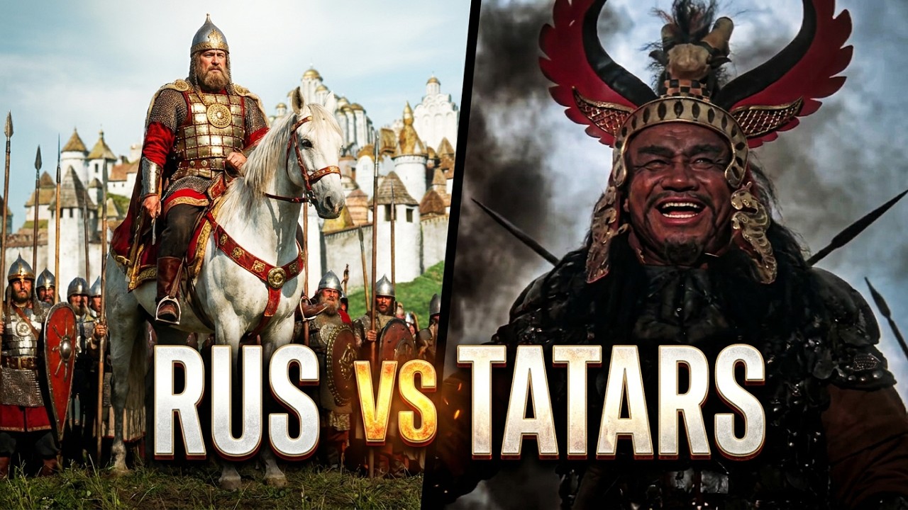 The Battle of Kiev (Historical Fantasy): Kievan Rus VS Tatars -  (Ilya Muromets, 1956) Remastred