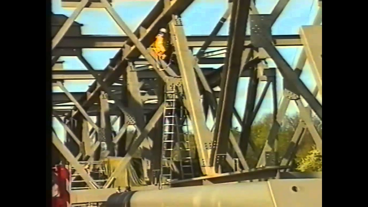 Bau der Airbus Wartungshalle Hamburg - 1991
