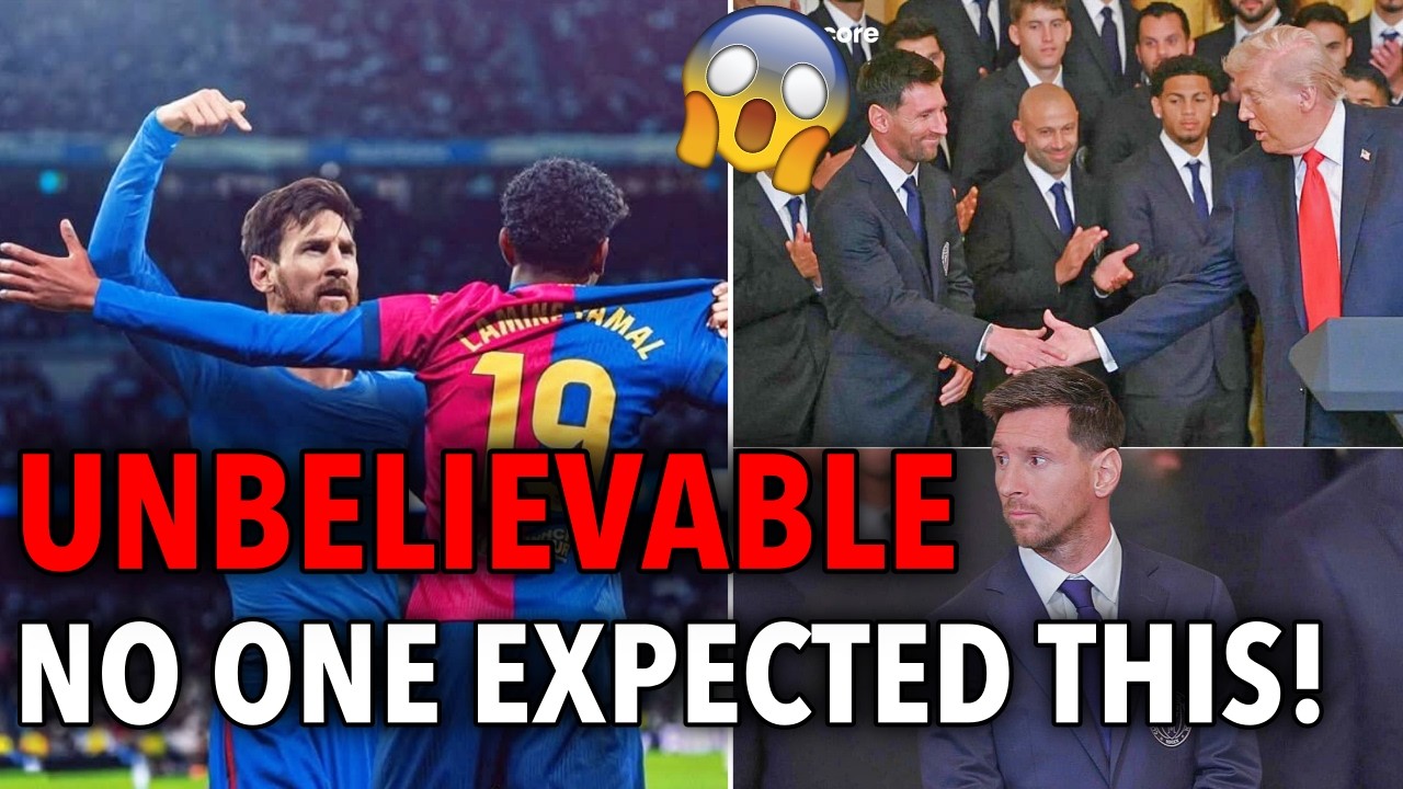 😱 Lamine Surpasses Messi! The Controversy Surrounding Messi and Trump