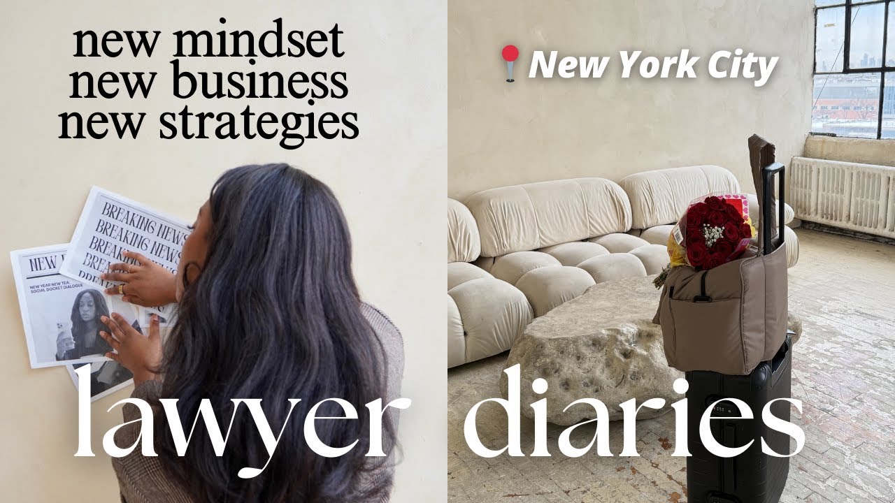 LAWYER DIARIES | busy work week in NYC, managing finances as an entrepreneur, easy skincare routine