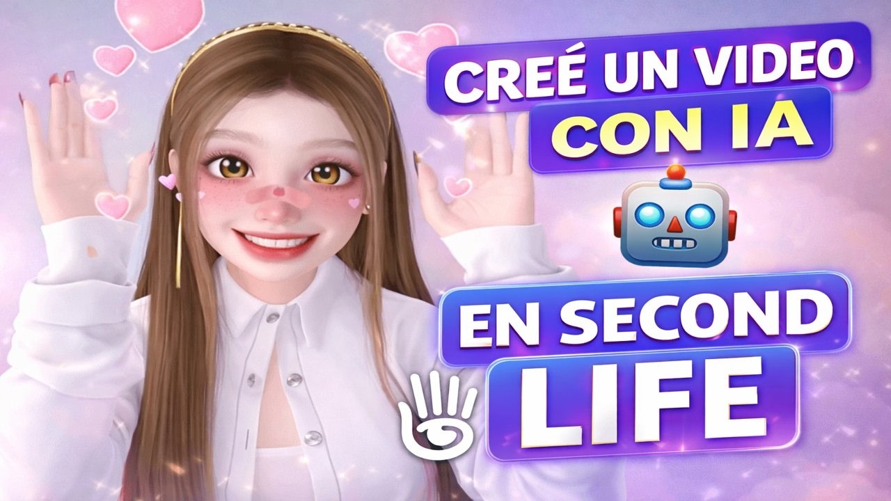 Hice mi primer videoblog con IA en Second Life 🌐 | Mimu Virtual