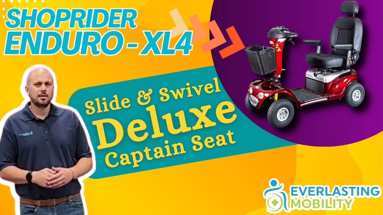 Shoprider Enduro XL4 Plus 4 Wheel Bariatric Mobility Scooter [2024]