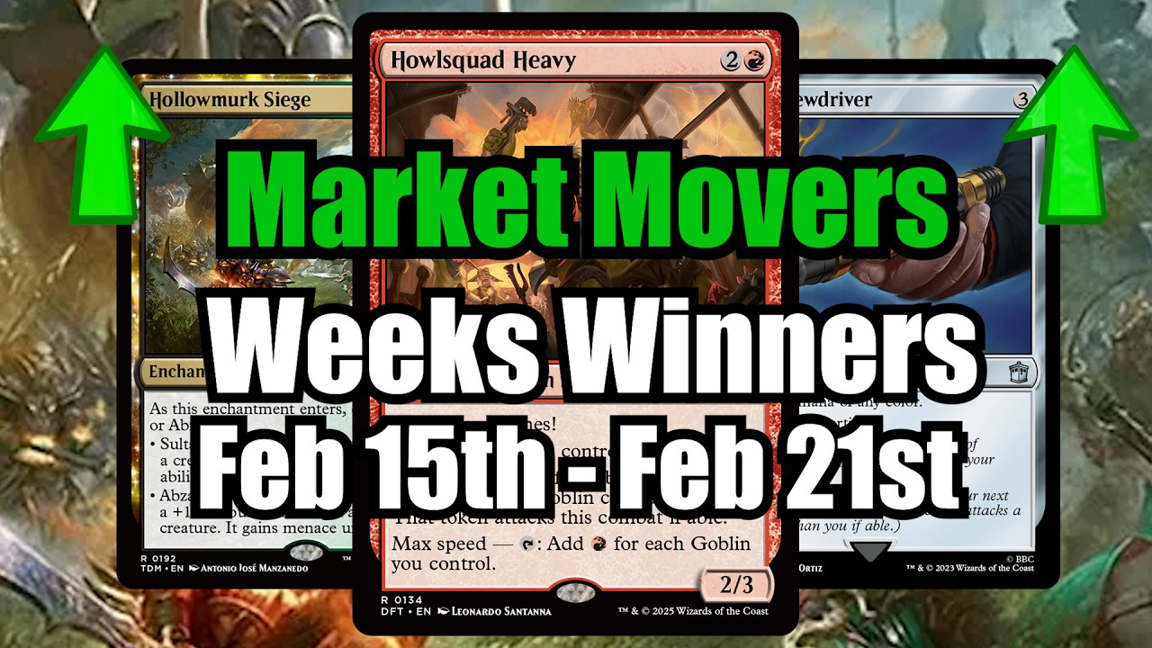 MTG Movers Of The Week! Feb 15th - Feb 21st | Commander & Standard Cards Move Up! Laser Screwdriver!