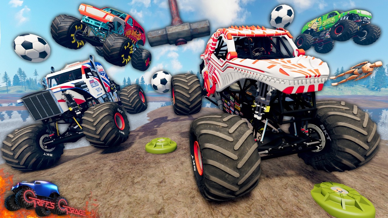Monster Jam INSANE Monster Truck Destruction Challenge! Craziest Monster Jam Crashes and Jumps!