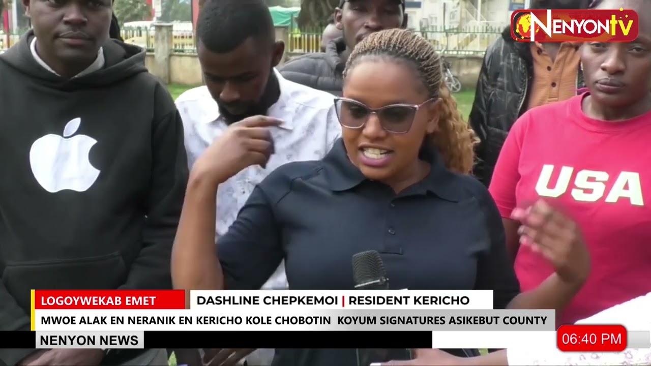 YOUTHS IN KERICHO SAYS ARE  READY TO COLLECT SIGNATURES FOR KERICHO COUNTY DISSOLUTION