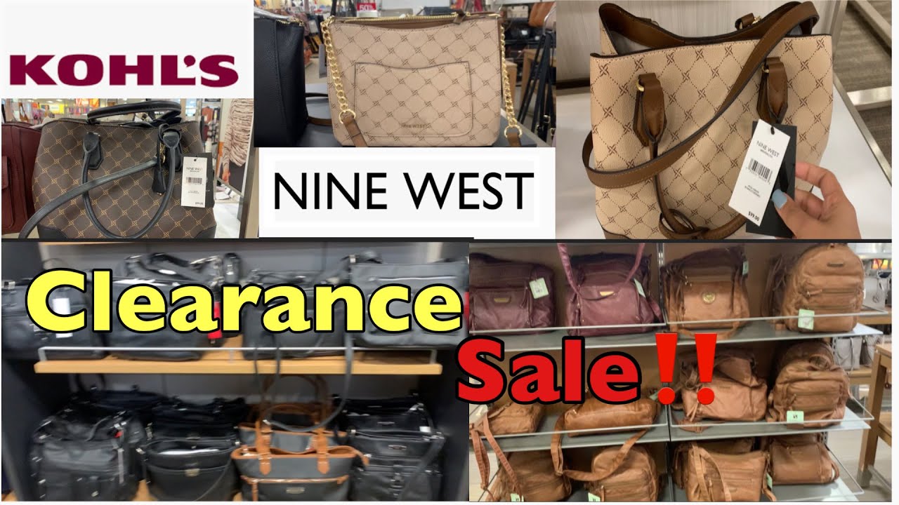 ❤️👜KOHL&rsquo;S BAG SHOPPING NINE WEST AND MORE CLEARANCE SALE *SHOP WITH ME STORE WALKTHROUGH❣️