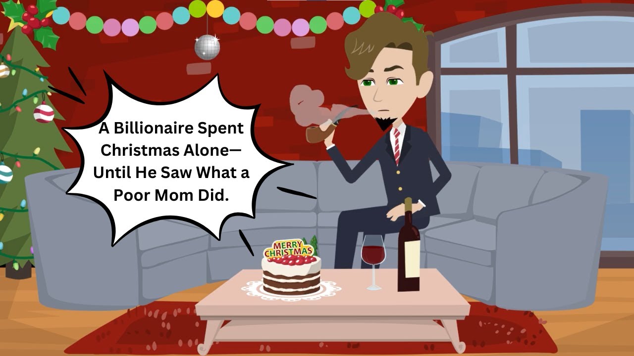 A Billionaire Spent Christmas Alone—Until He Saw What a Poor Mom Did.